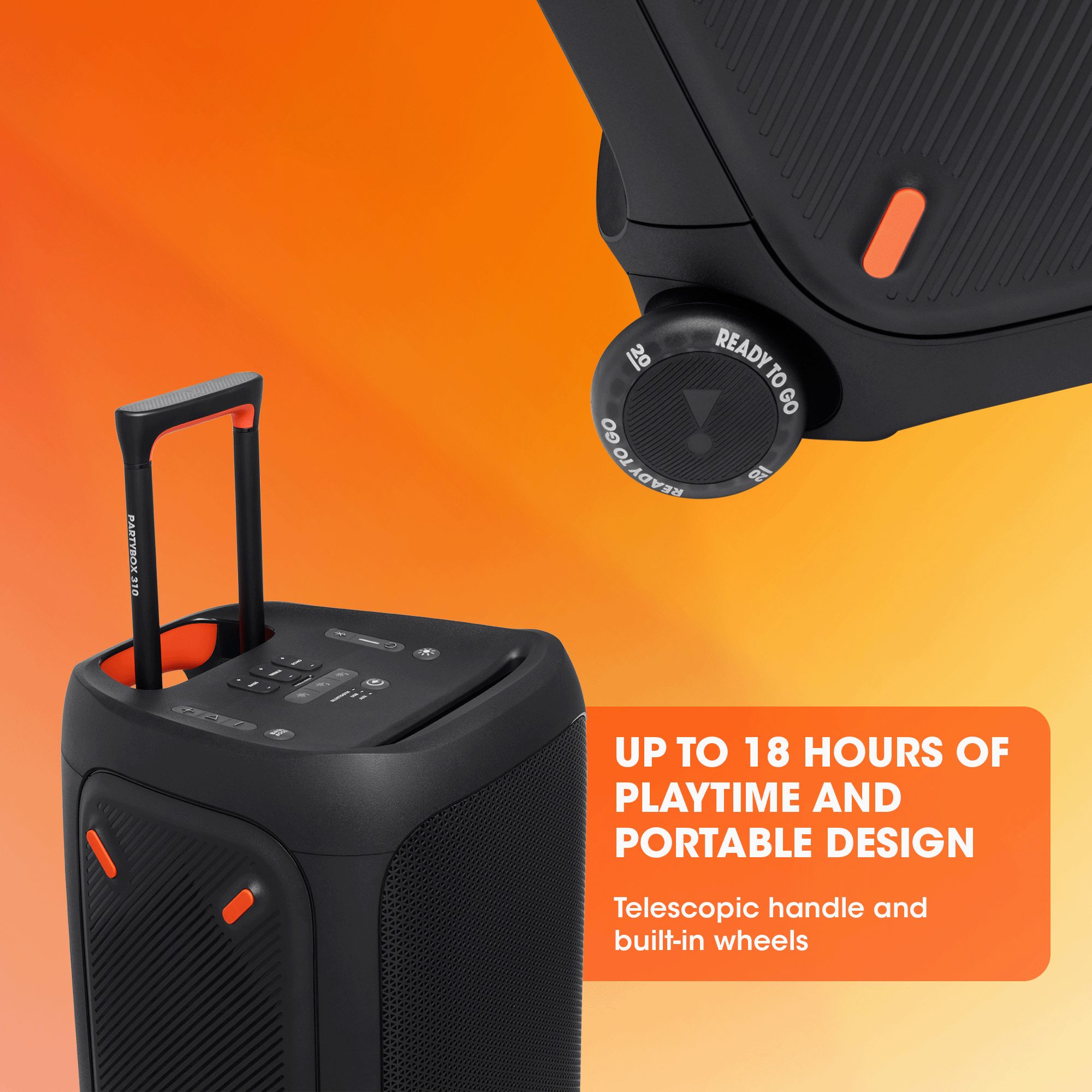 Buy JBL Partybox 310 240 Watts HiFi Party Speaker (Powerful JBL Pro Sound, JBLPARTYBOX310IN